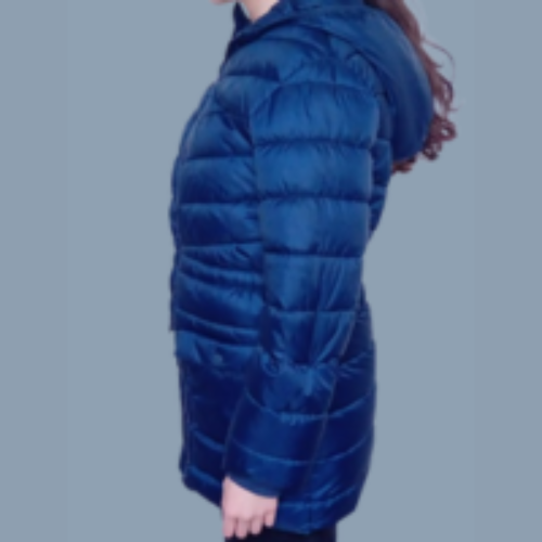 Manteau en duvet est imperméable pour fille